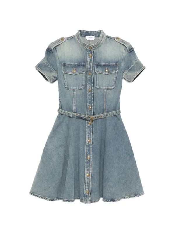 alexander mcqueen denim mini dress Alexander McQueen Shirt Denim Mini Dress - Blue - Women