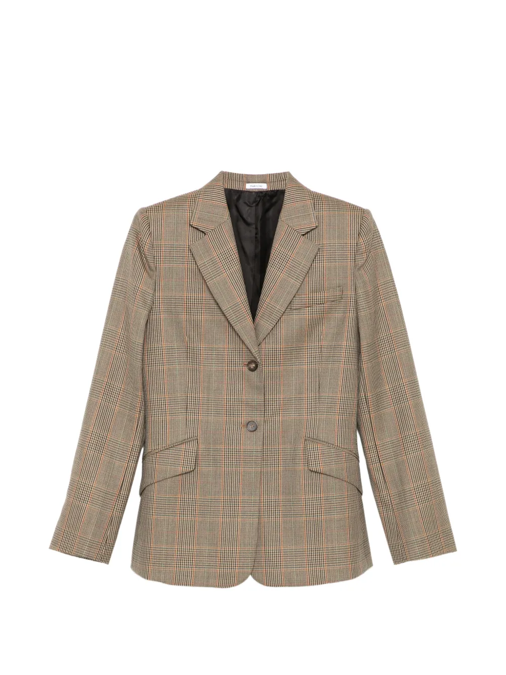 Alexander McQueen Country Check Single-breasted blazer - Brown