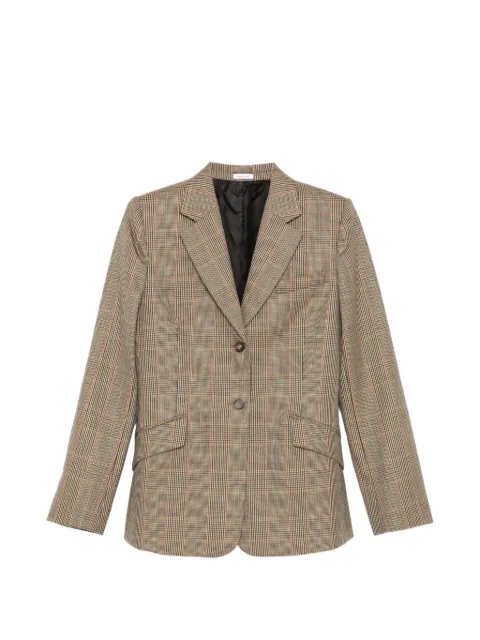 Alexander McQueen Country Check Single-breasted blazer