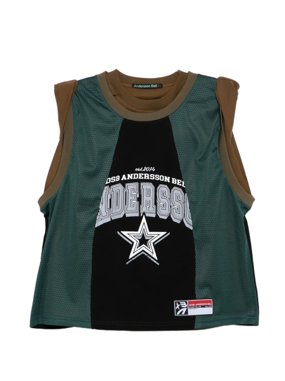 Andersson Bell T-shirt a strati - Verde