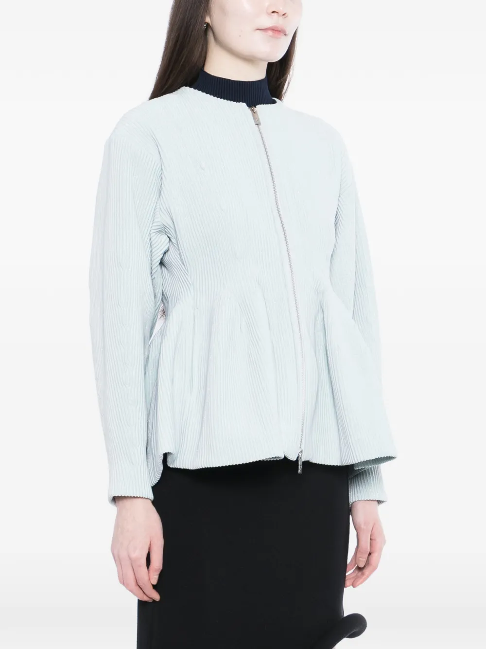  Cfcl Peplum Zipped Jacket - Green 