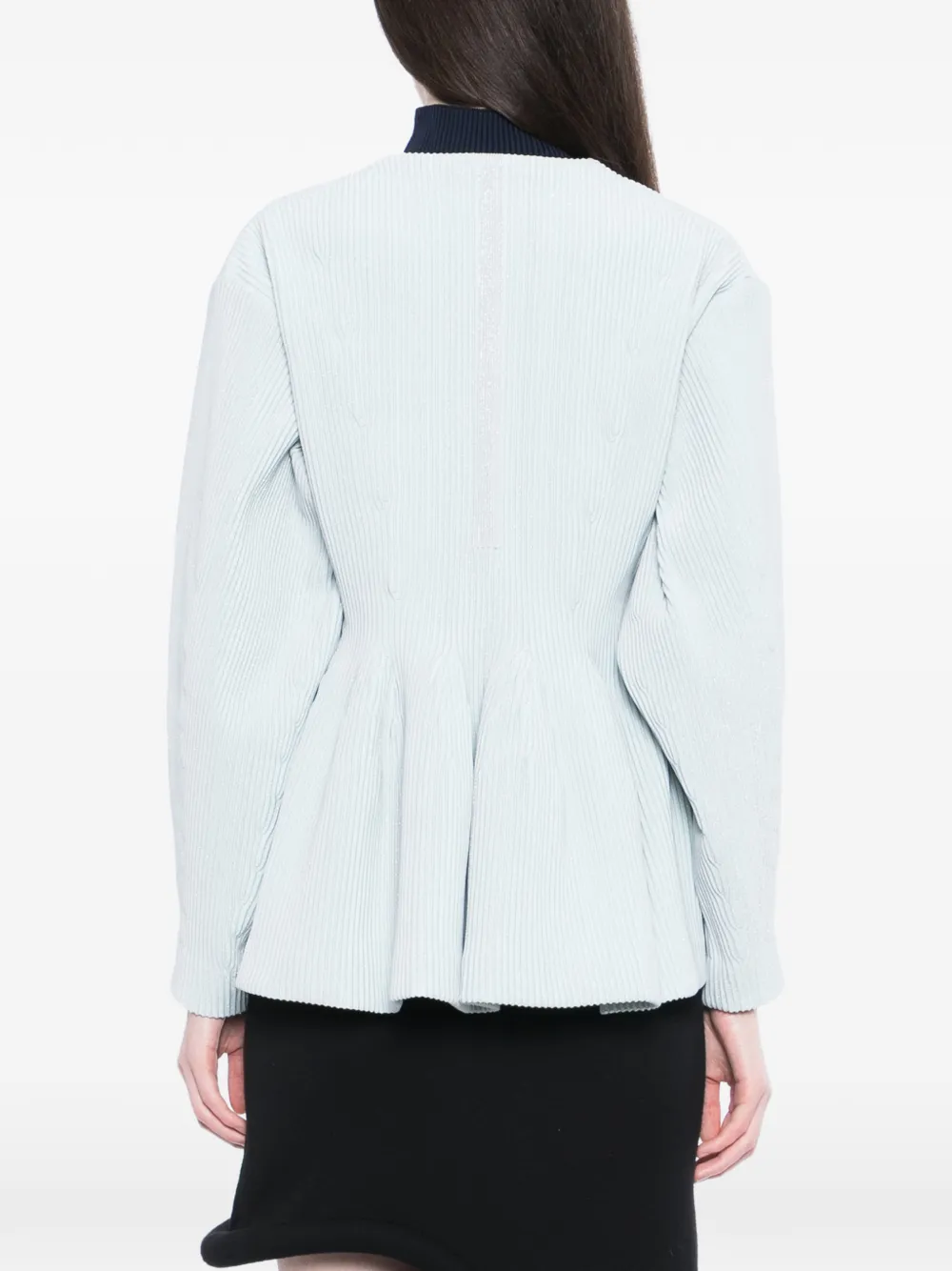 CFCL Peplum jack met rits Groen