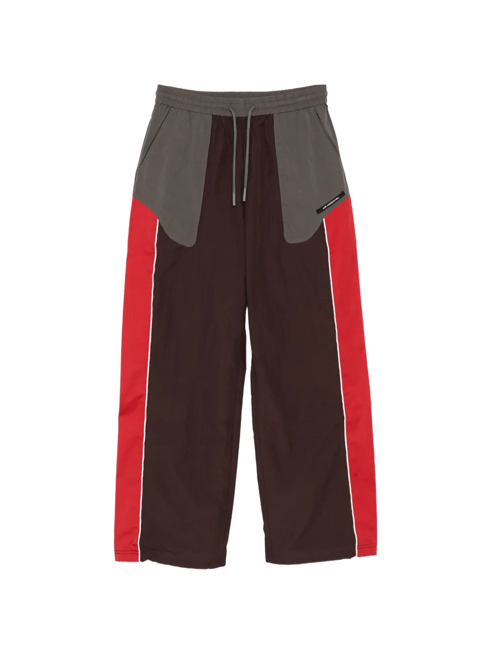 Andersson Bell Pantaloni sportivi con design color-block - Marrone