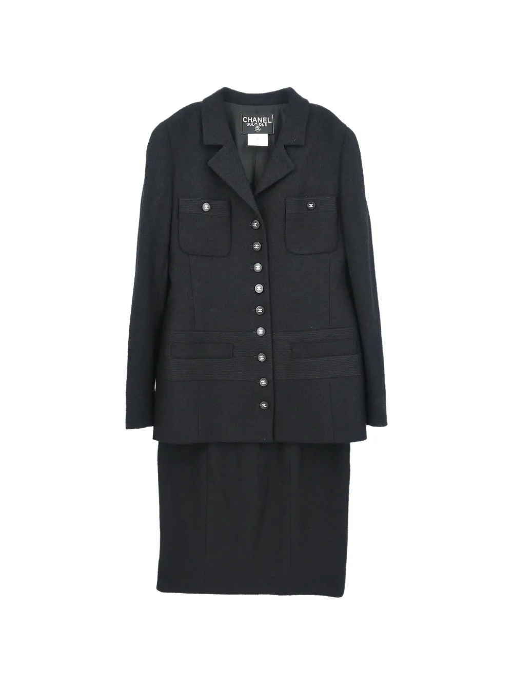 CHANEL Pre-Owned Completo due pezzi 1996 - Nero