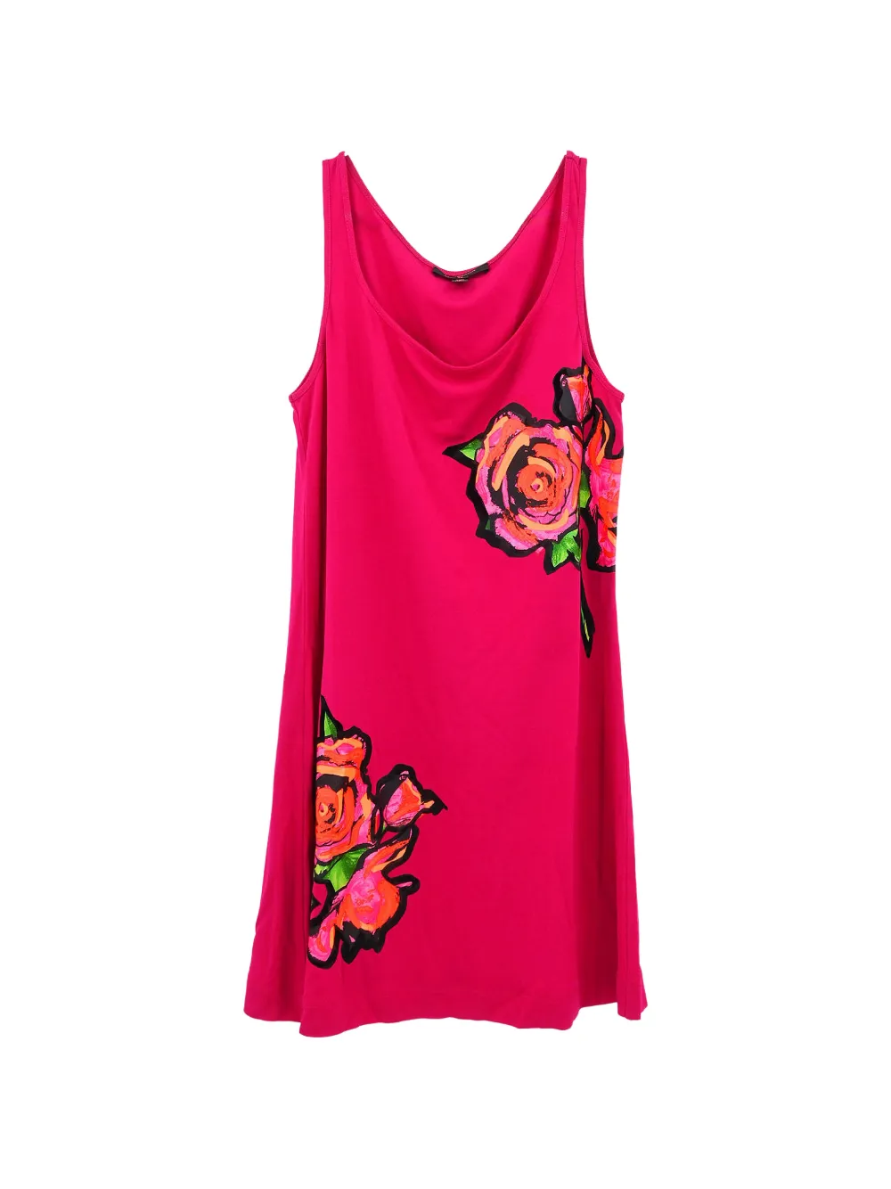 Louis Vuitton Pre-Owned Abito smanicato a fiori 2009 - Rosa