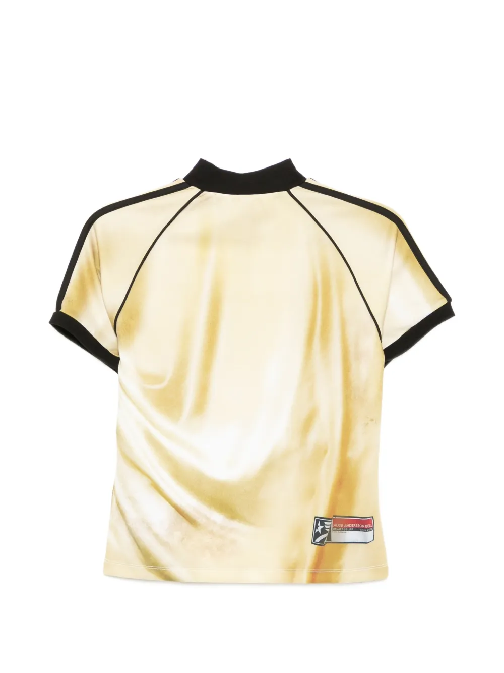  Andersson Bell Prined Zip-up Top - Gold 