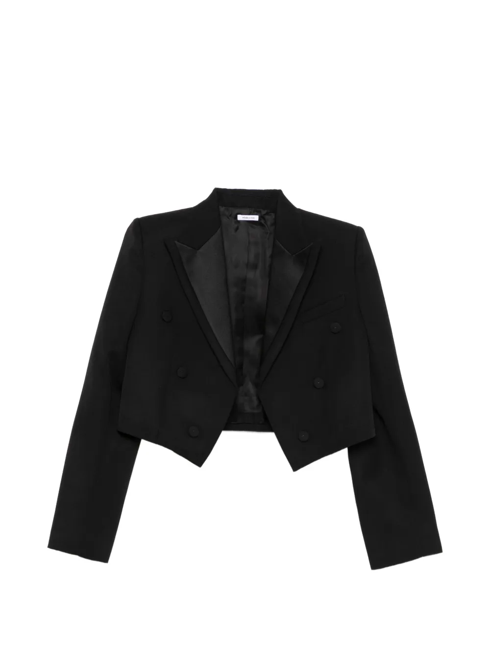 Alexander McQueen Giacca crop - Nero