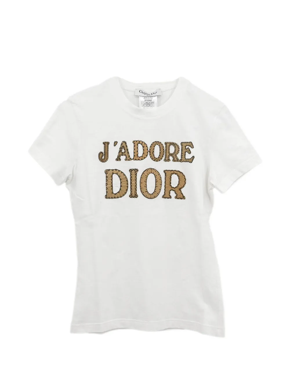 Christian Dior Pre-Owned 2003 T-Shirt mit Logo - Weiß