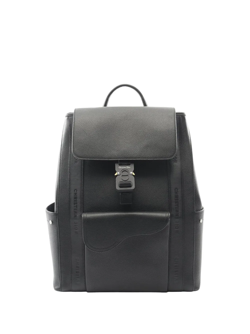 Christian Dior Pre-Owned 2021 Leather Saddle backpack - Nero