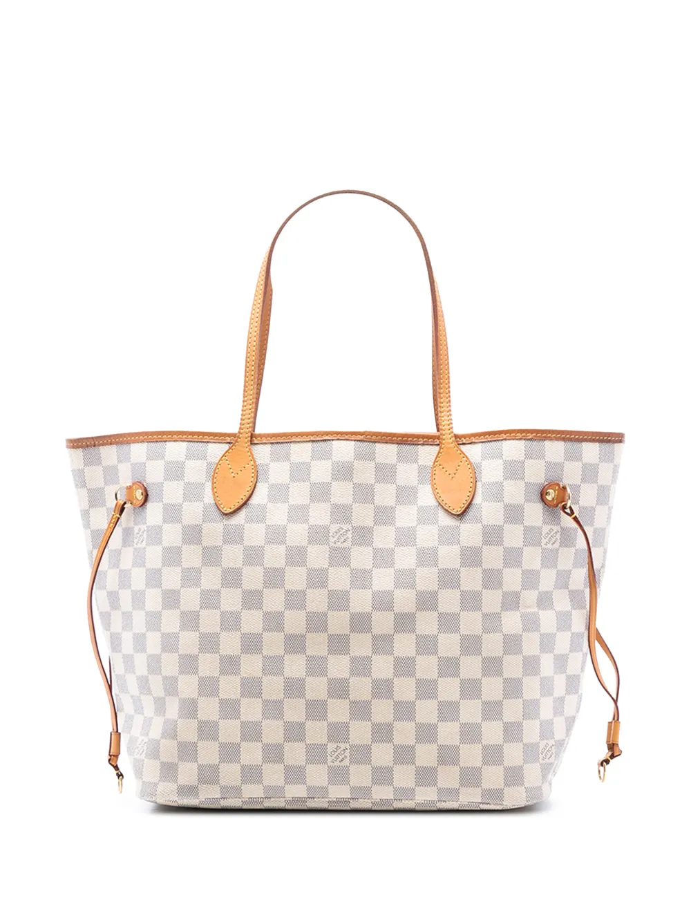 Louis Vuitton Pre-Owned 2011 Damier Azur Neverfull MM tote bag - Bianco
