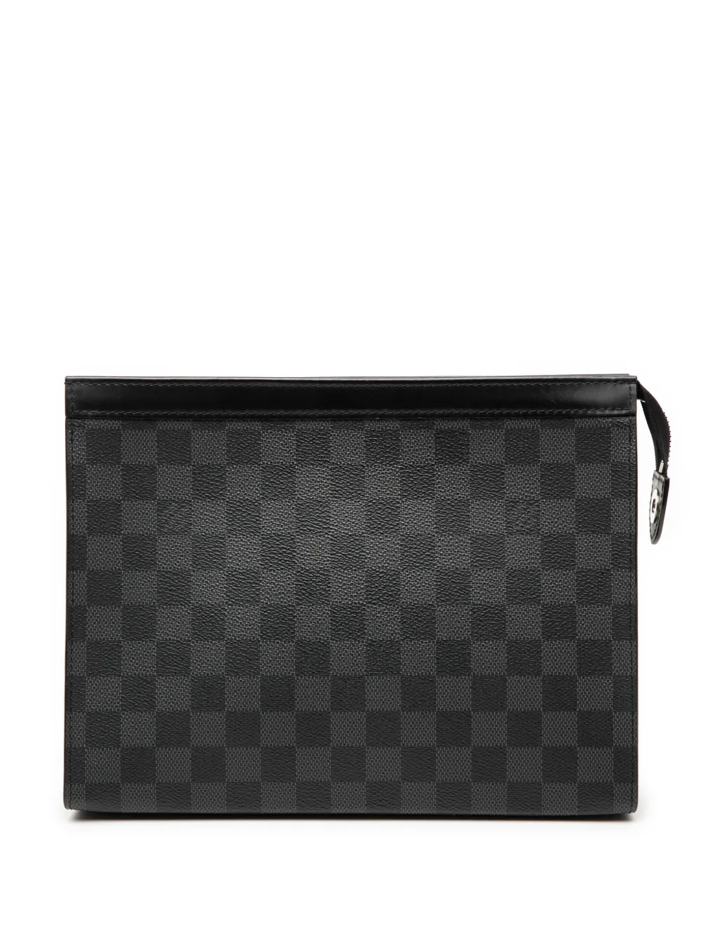 Louis Vuitton Pre-Owned Clutch Pochette Voyage MM in tela Damier Graphite 2017 - Nero