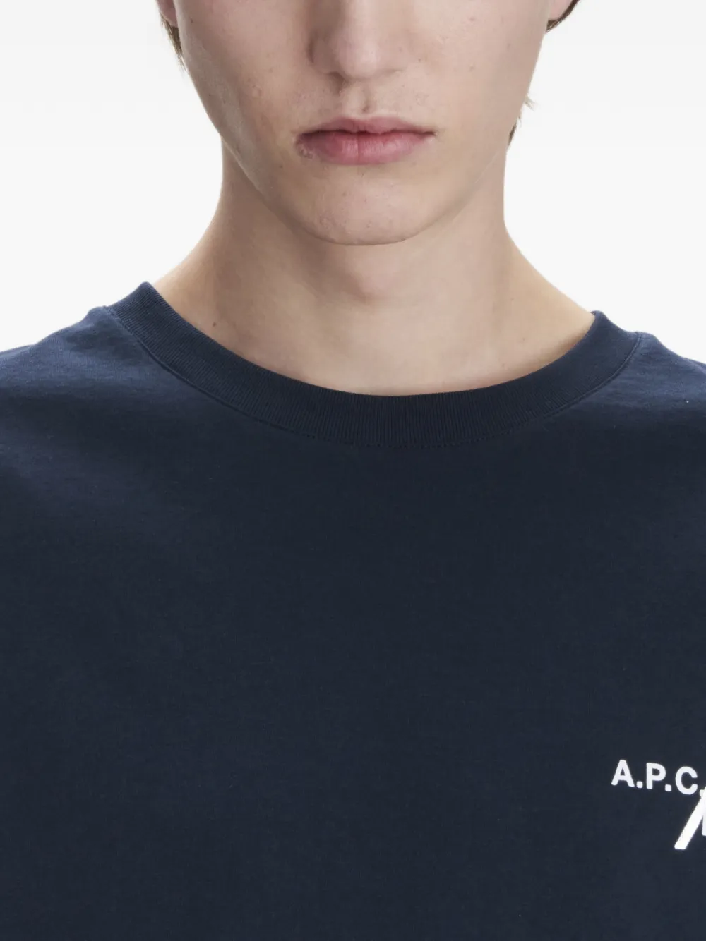 A.P.C. T-shirt met korte mouwen Blauw