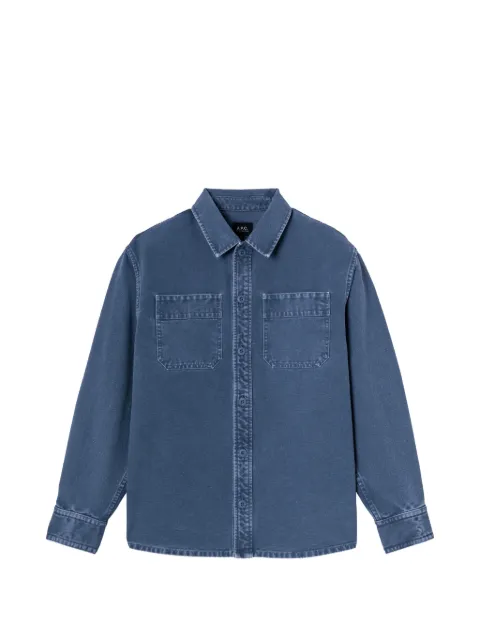 A.P.C. patch-pocket shirt