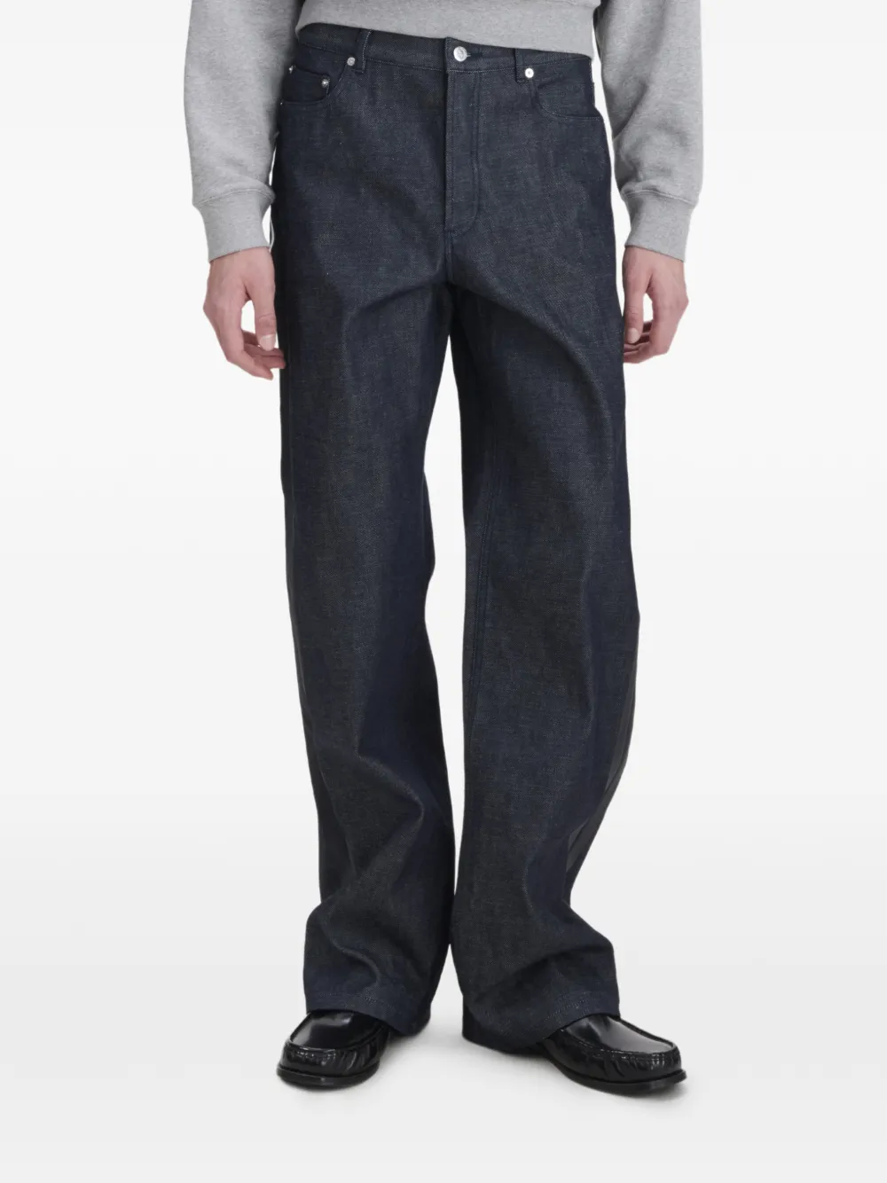 A.P.C. Jeans con logo - Blu