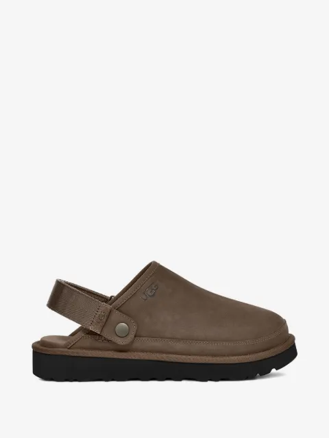 UGG button-fastening slippers
