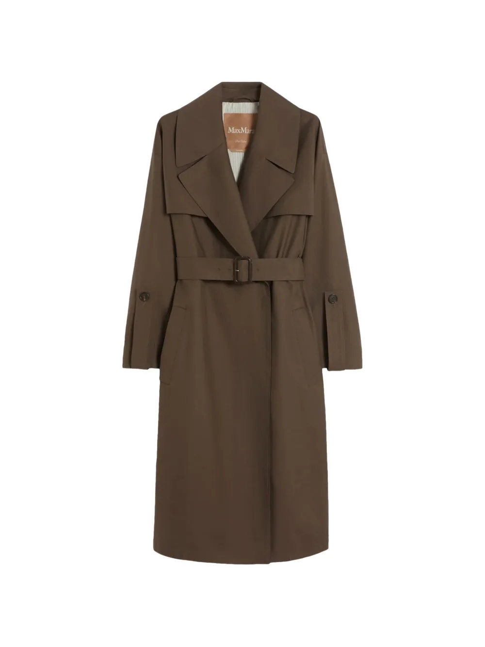 Max Mara belted cotton jacket - Brown
