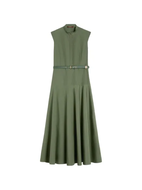 Max Mara collar belted dress