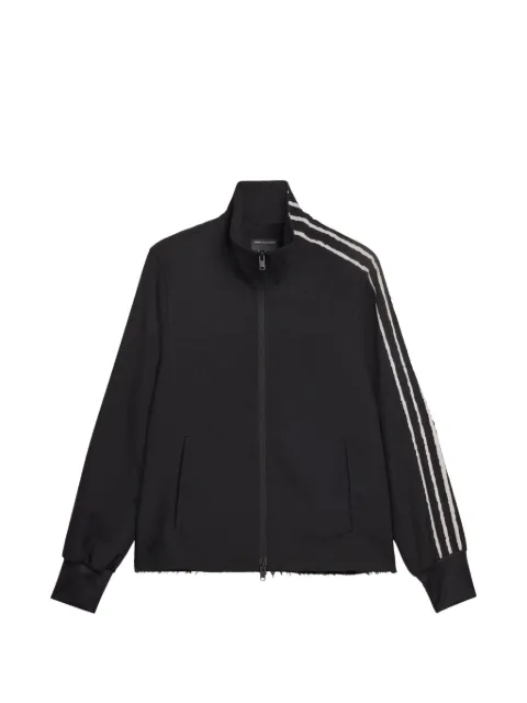 Y-3 stripe-embellishment zip-fastening sweatshirt