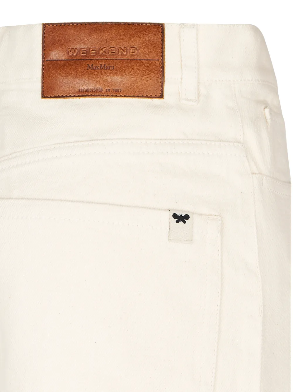 Weekend Max Mara Gesto omgeslagen cropped broek Beige