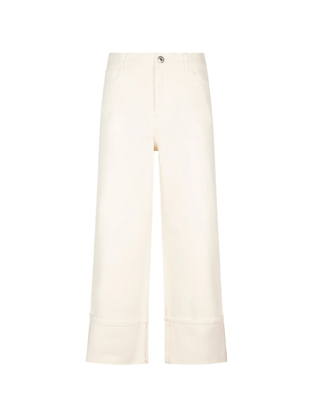 Weekend Max Mara cuff-details trousers - Toni neutri