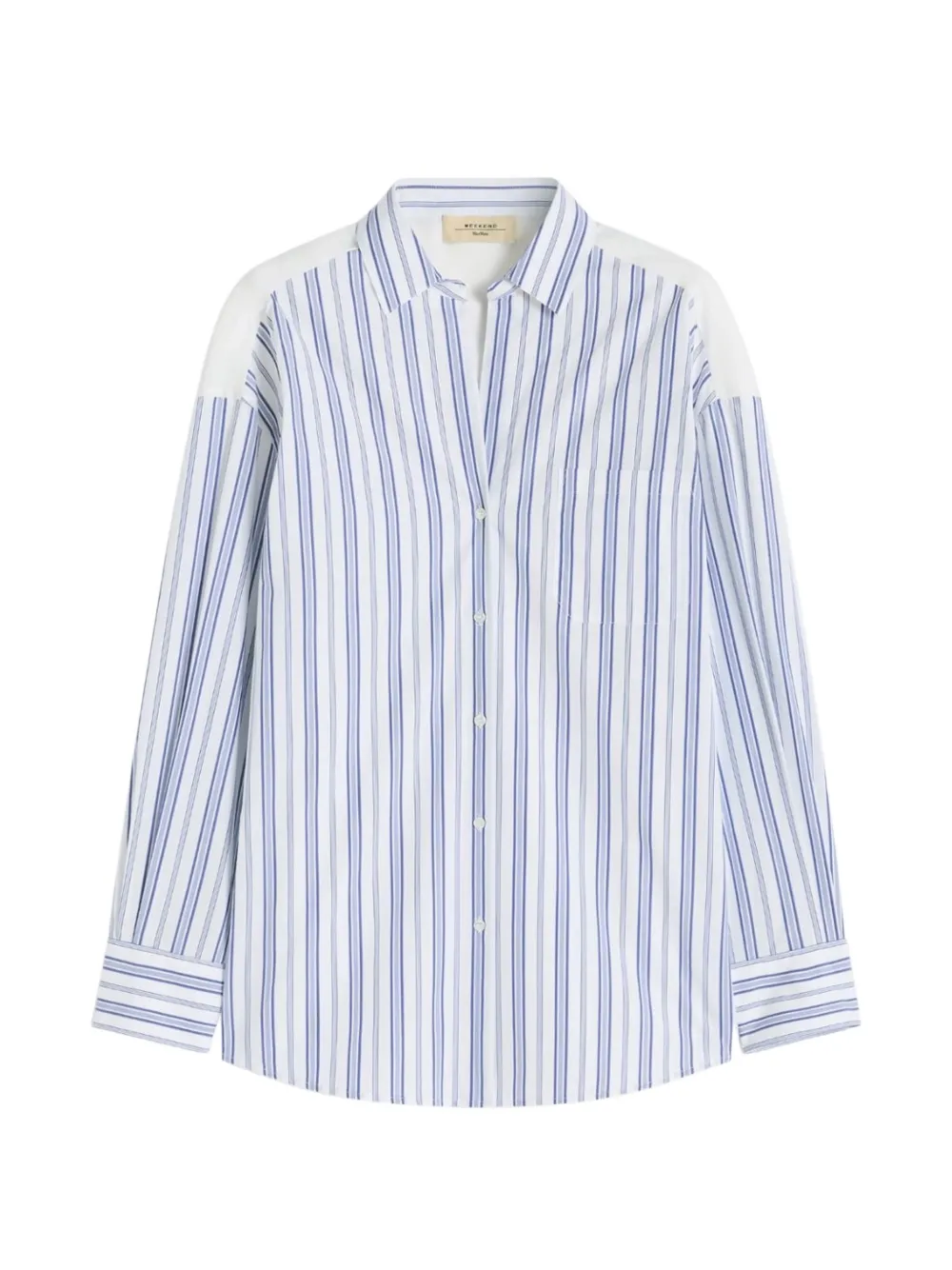 Weekend Max Mara floral striped shirt - Weiß