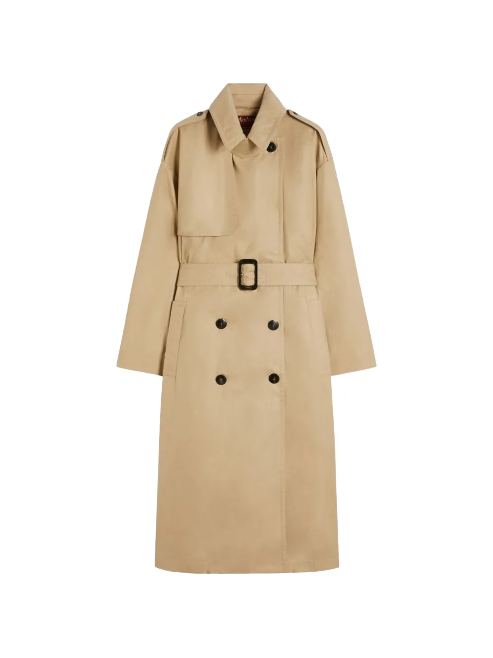 Max Mara belted cotton trench coat - Toni neutri