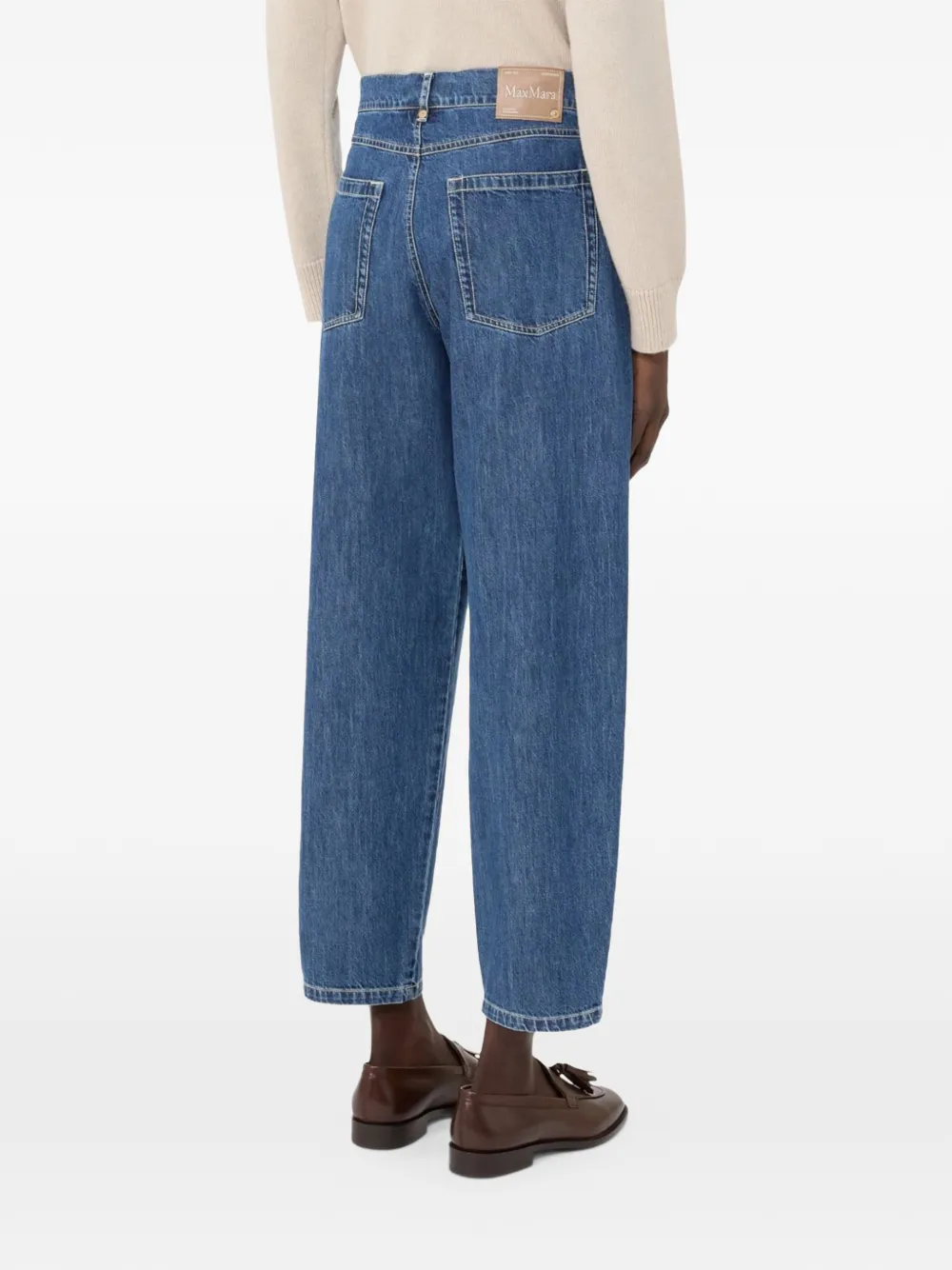  's Max Mara Vaqueros Con Bolsillo - Azul 