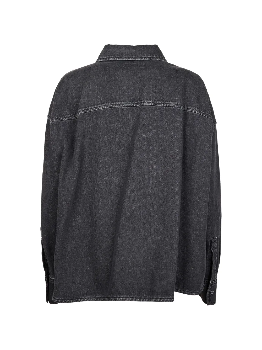  Weekend Max Mara Patch-pocket Denim Shirt - Black 