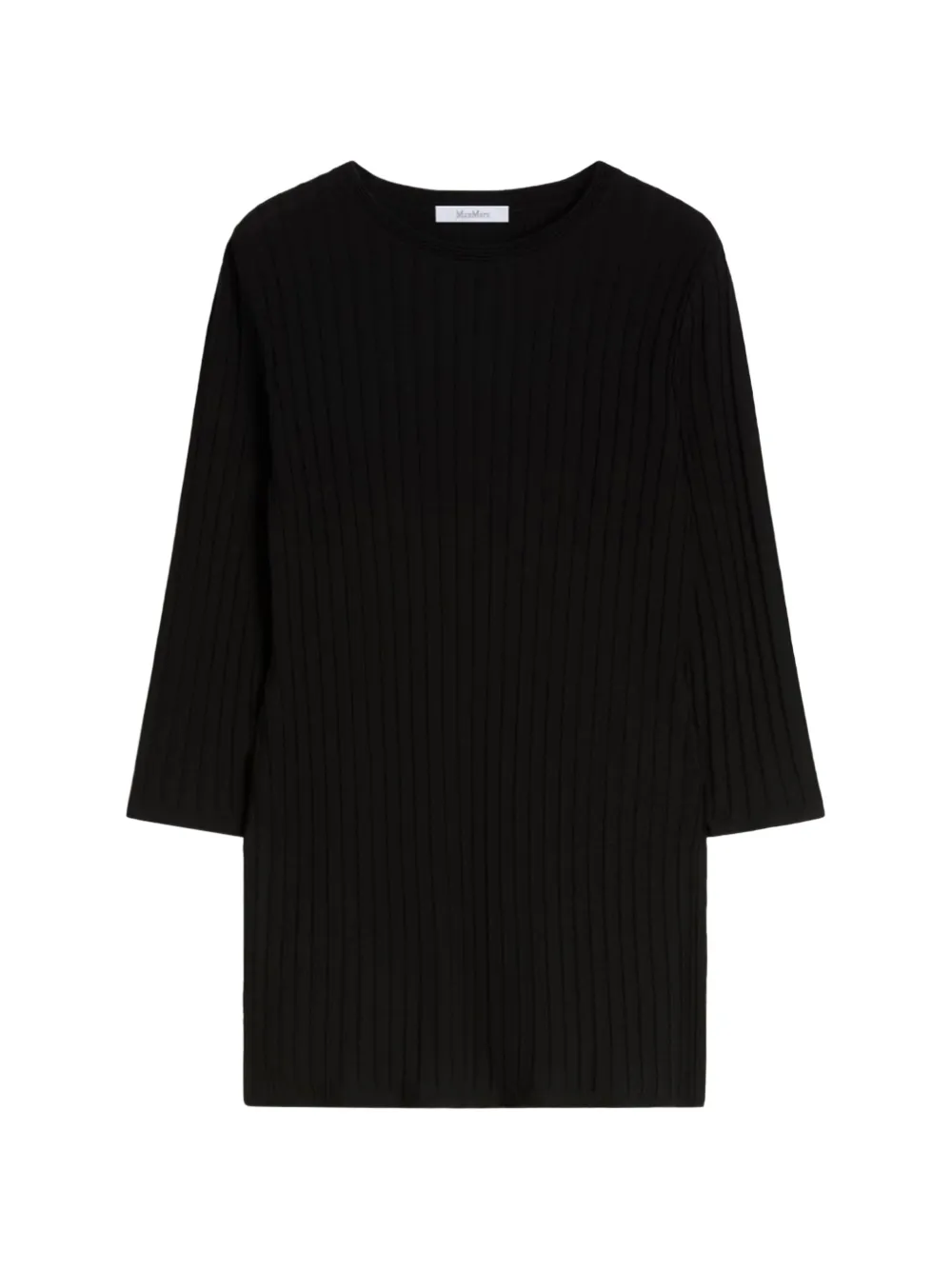 Max Mara ribbed-knit T-shirt - Schwarz