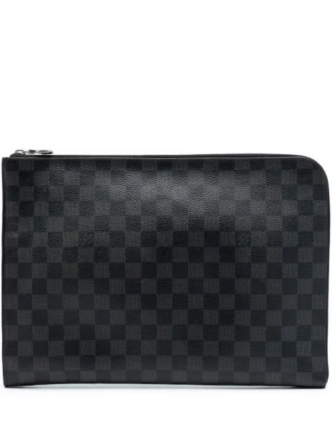 Louis Vuitton Pre-Owned 2018 Damier Graphite Pochette Jour GM clutch bag