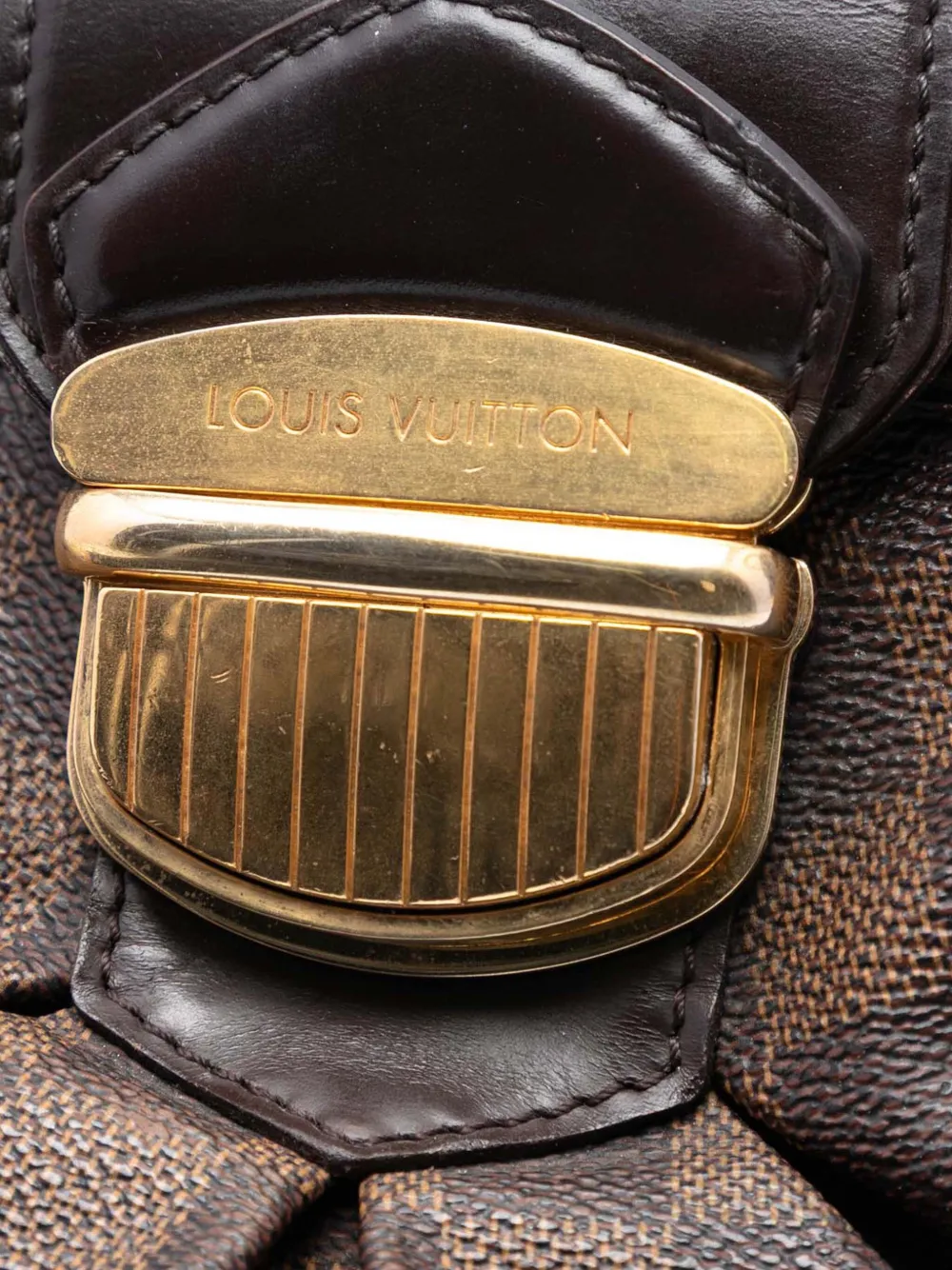 2009 Damier Ebene Sistina Pm Shoulder Bag