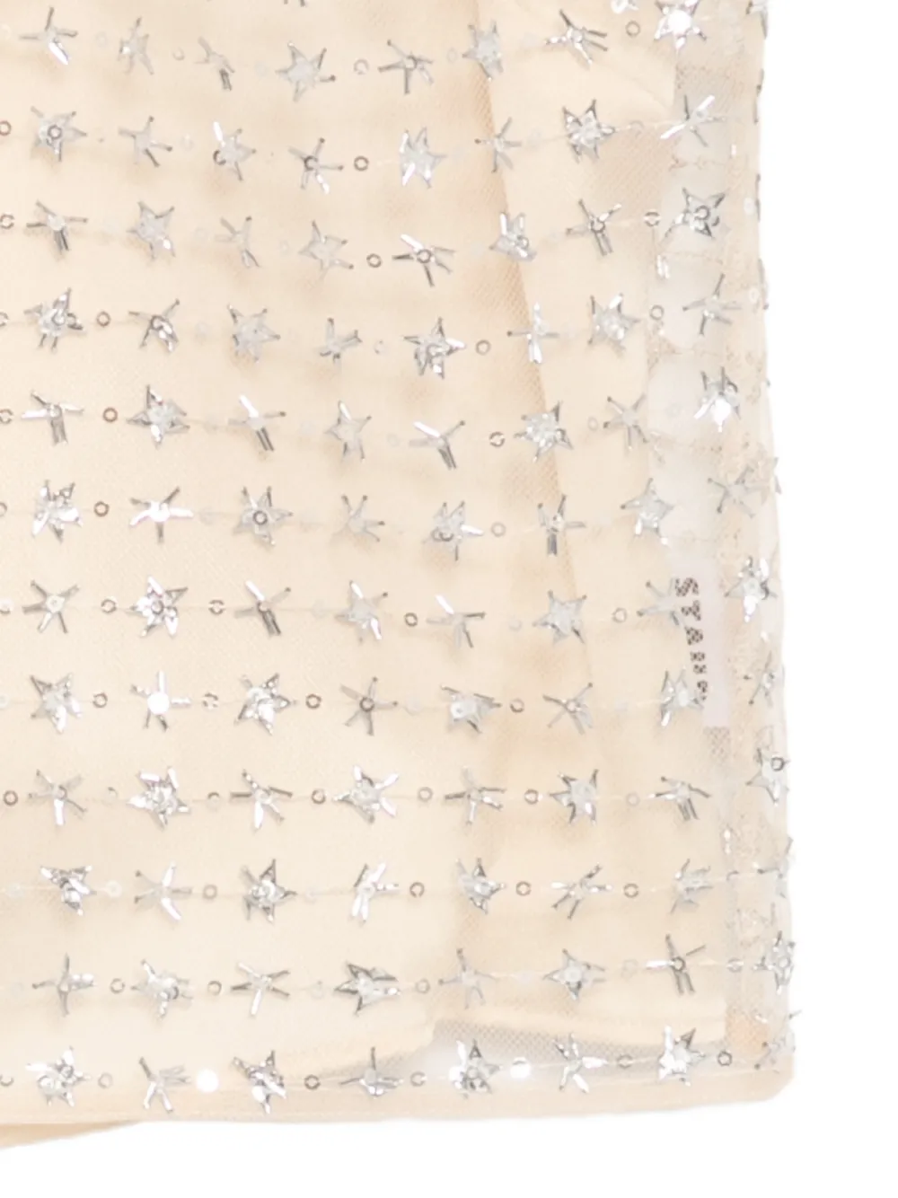  Staud Sequined Tulle Top - Neutrals 