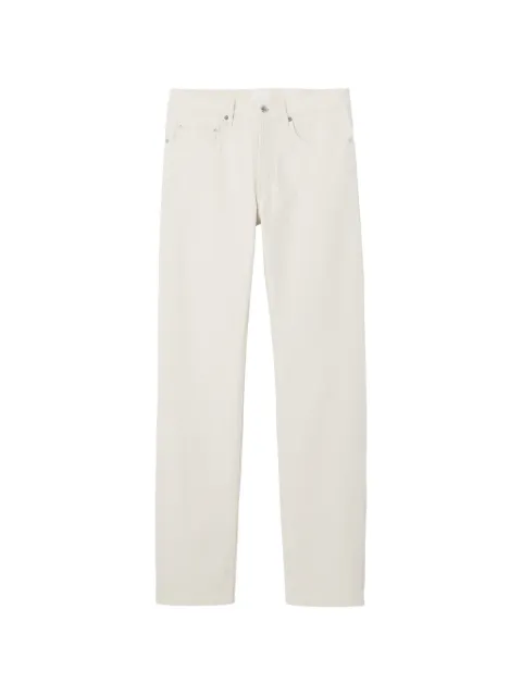 A.P.C. pantalones rectos con cinco bolsillos