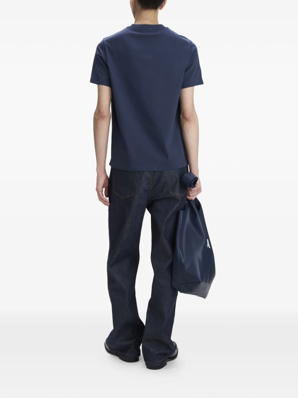  A.p.c. Camiseta Con Cuello Redondo - Azul 