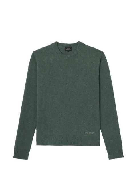 A.P.C. suéter con cuello redondo