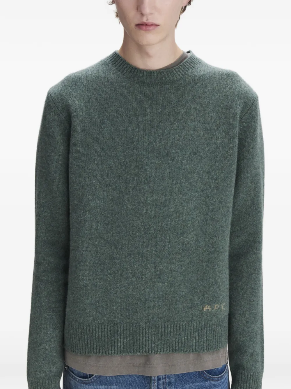 A.P.C. Trui met ronde hals Groen