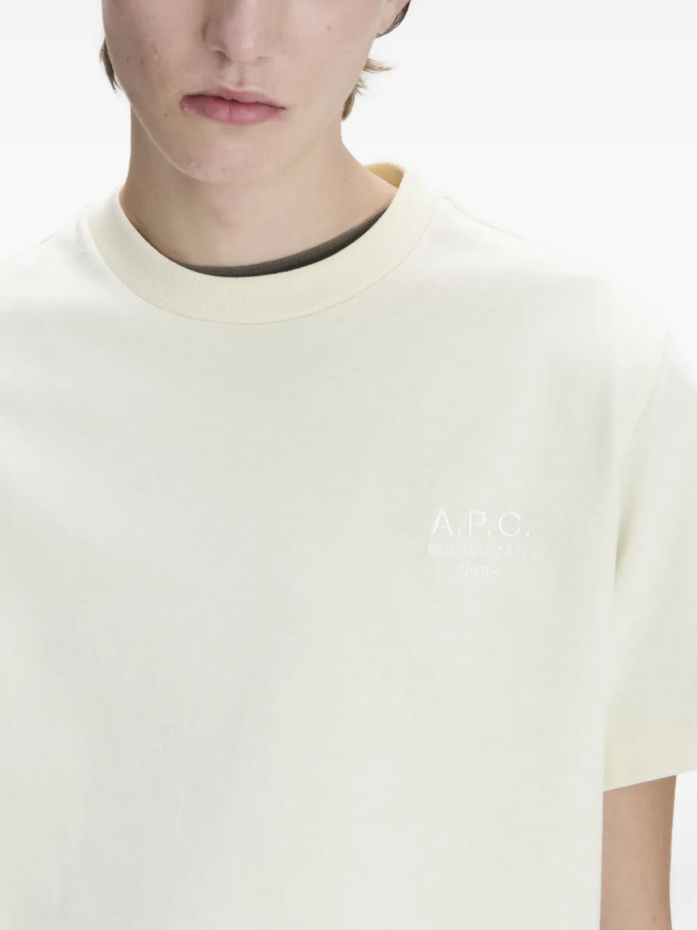 A.P.C. T-shirt met korte mouwen Beige