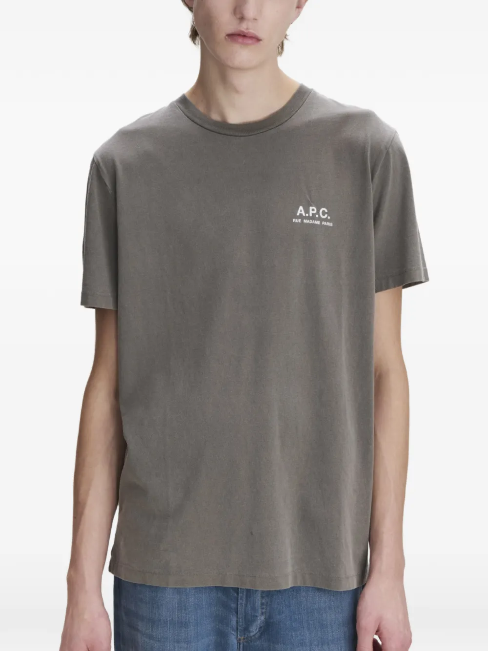A.P.C. ロゴ Tシャツ | グレー | FARFETCH JP