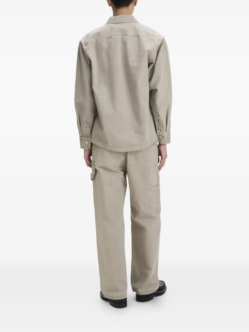A.P.C. Overhemd met borstzak Beige
