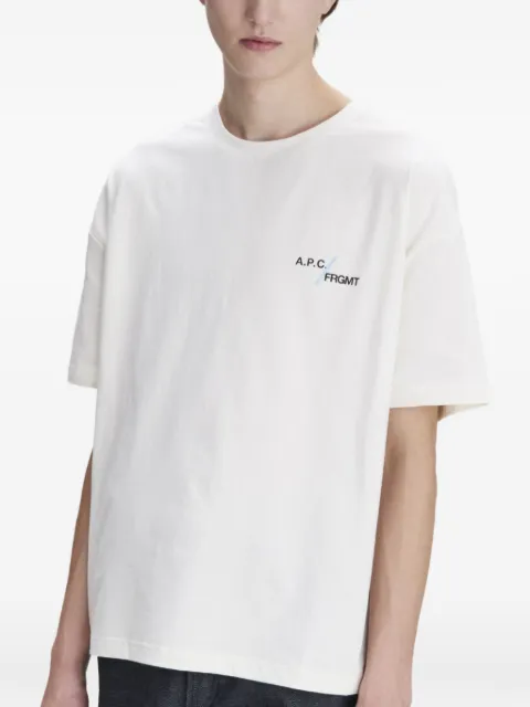 A.P.C. T-Shirt mit Rundhalsausschnitt