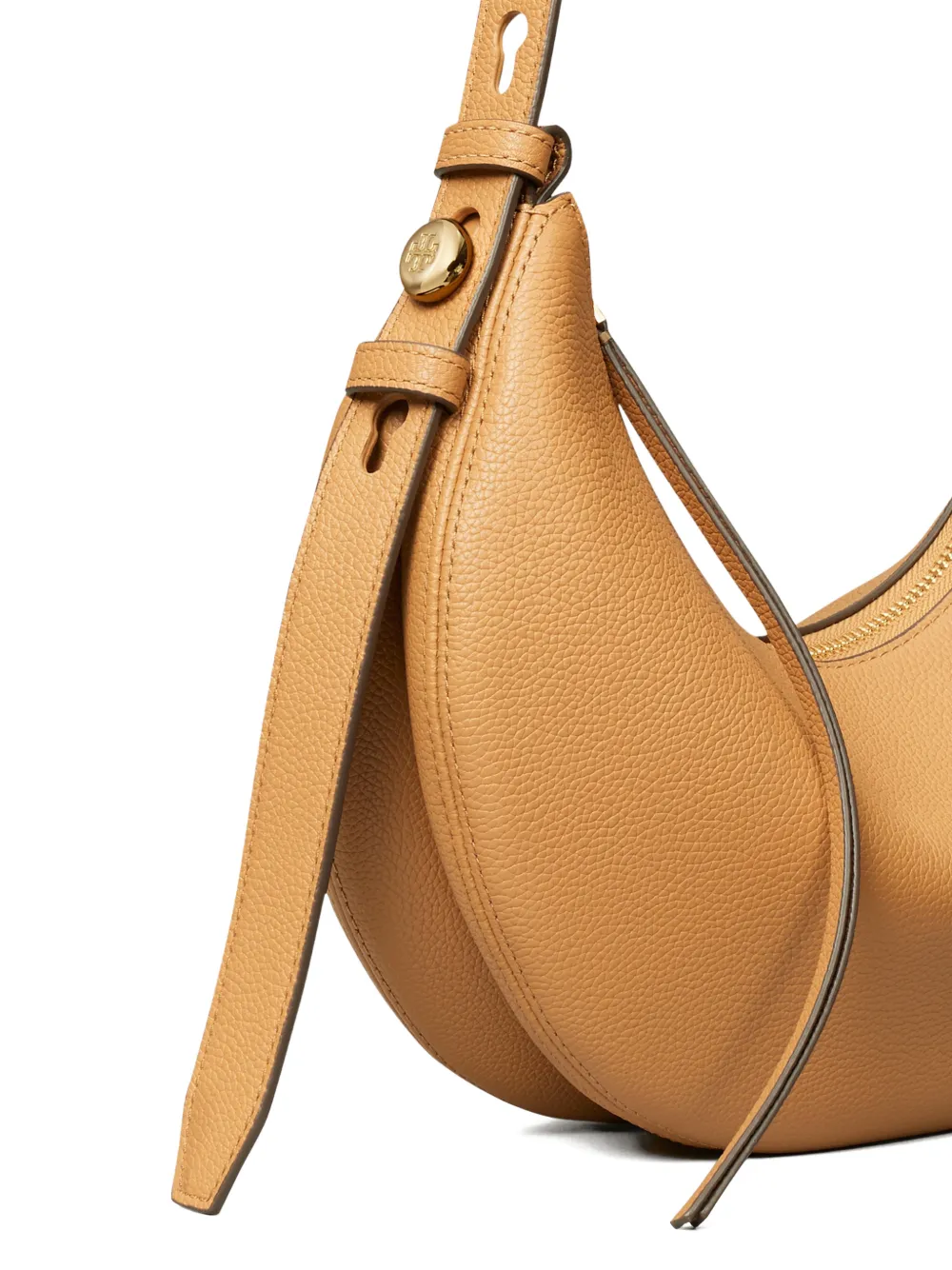 Tory Burch Romy Half Moon schoudertas Beige