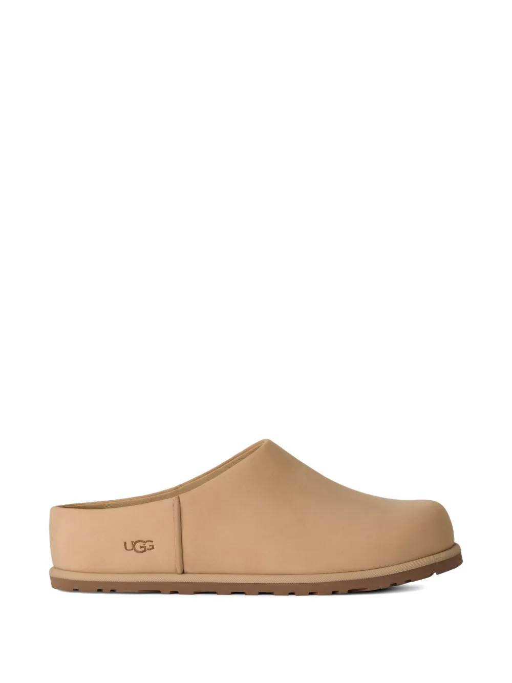 Ugg Elea Leather Slippers In Neutral
