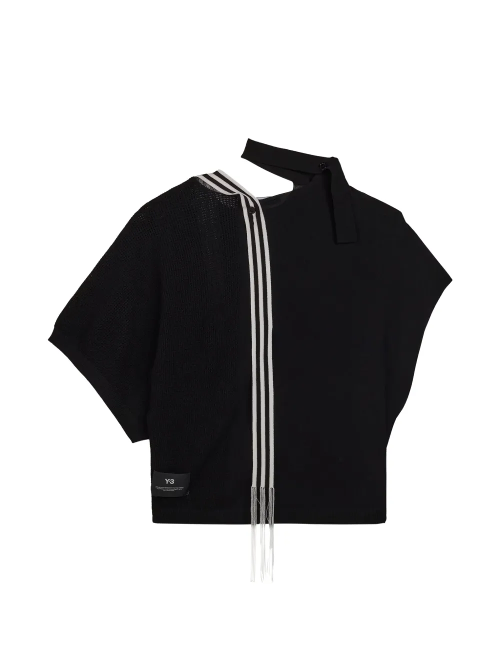  Y-3 Stripe Panel Top - Black 
