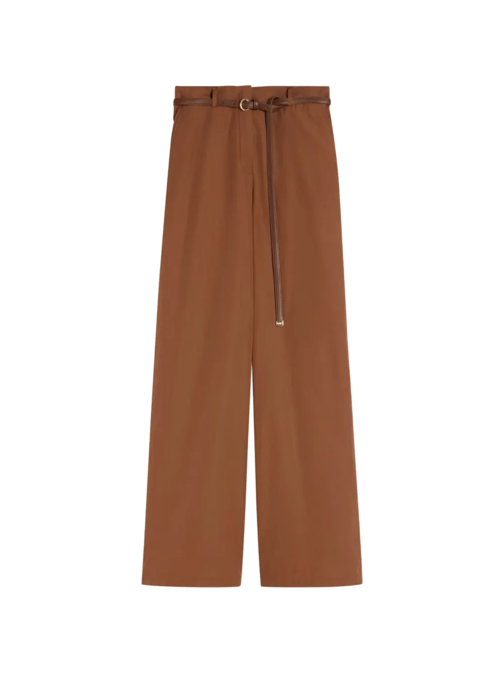 Max Mara Pantaloni con cintura - Marrone