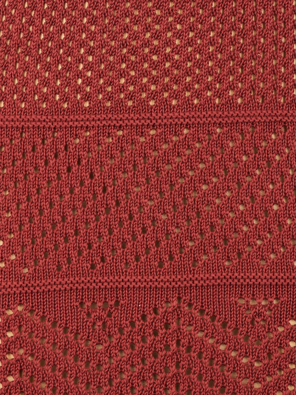 Max Mara Gebreide rok Rood