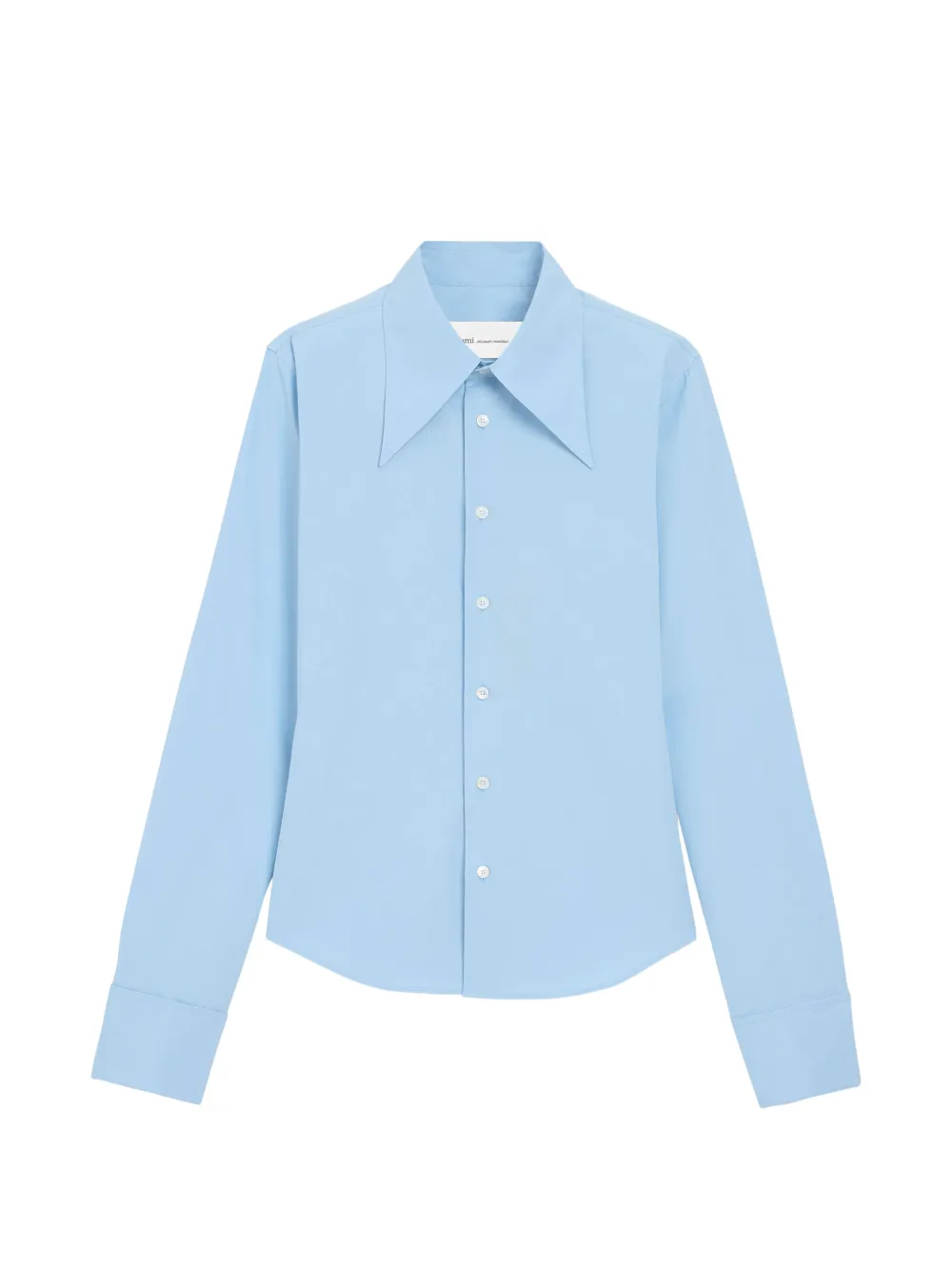 AMI Paris straight point-collar shirt - Blu