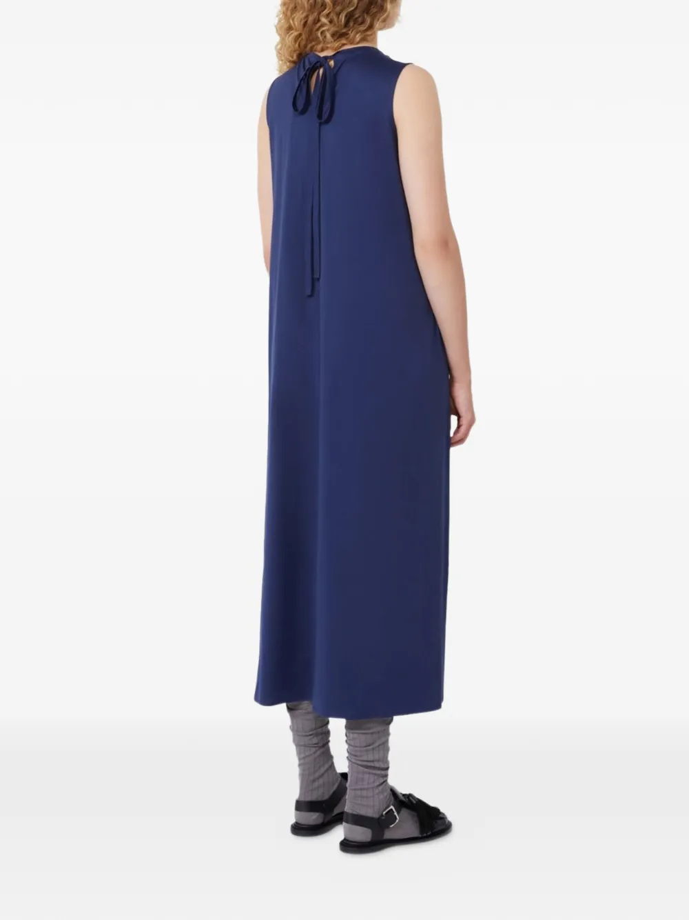  Weekend Max Mara Sleeveless Midi Dress - Blue 