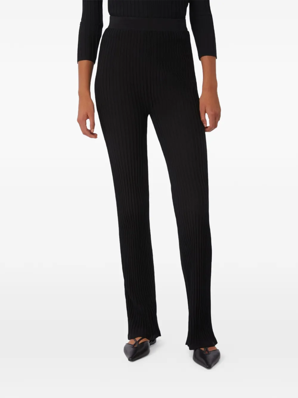 Max Mara Plissé broek Zwart