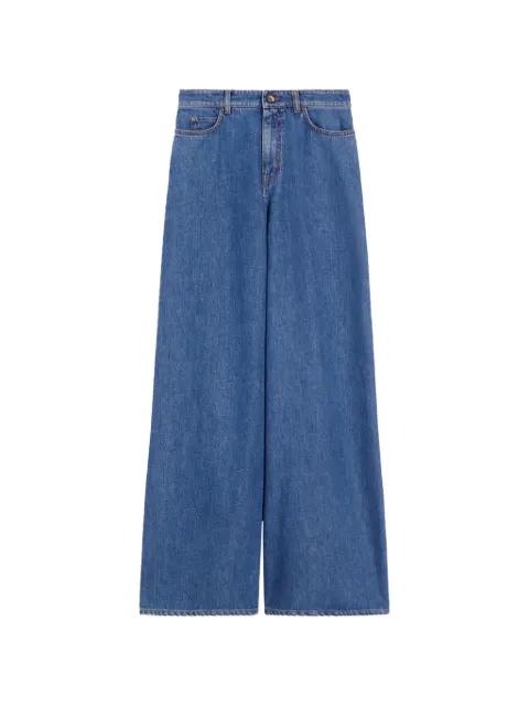 Max Mara jeans anchos con bolsillos