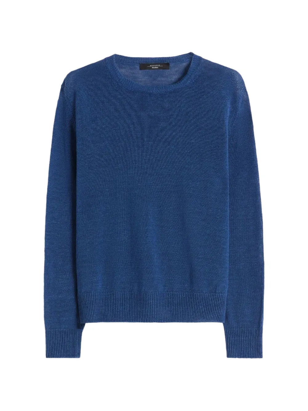 Weekend Max Mara crewneck knitted top - Blu